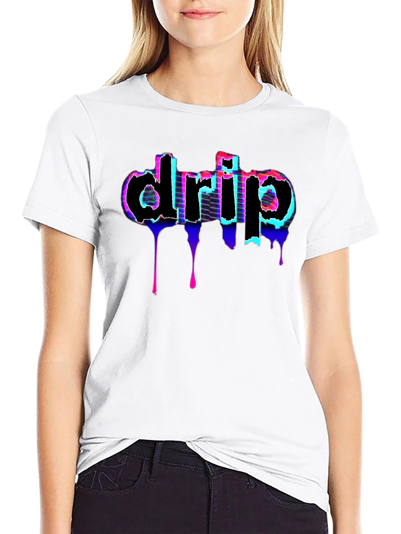 Drip Graphic Tee - Modern Streetwear Style