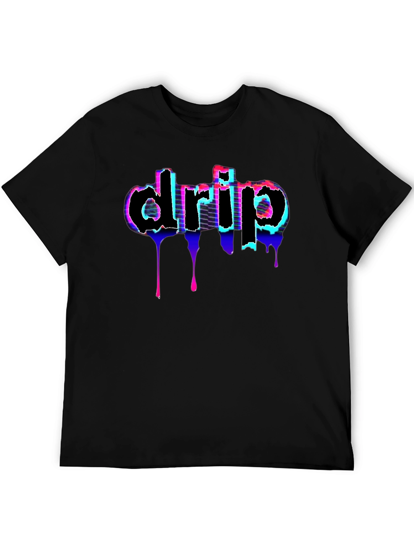 Drip Graphic Tee - Modern Streetwear Style
