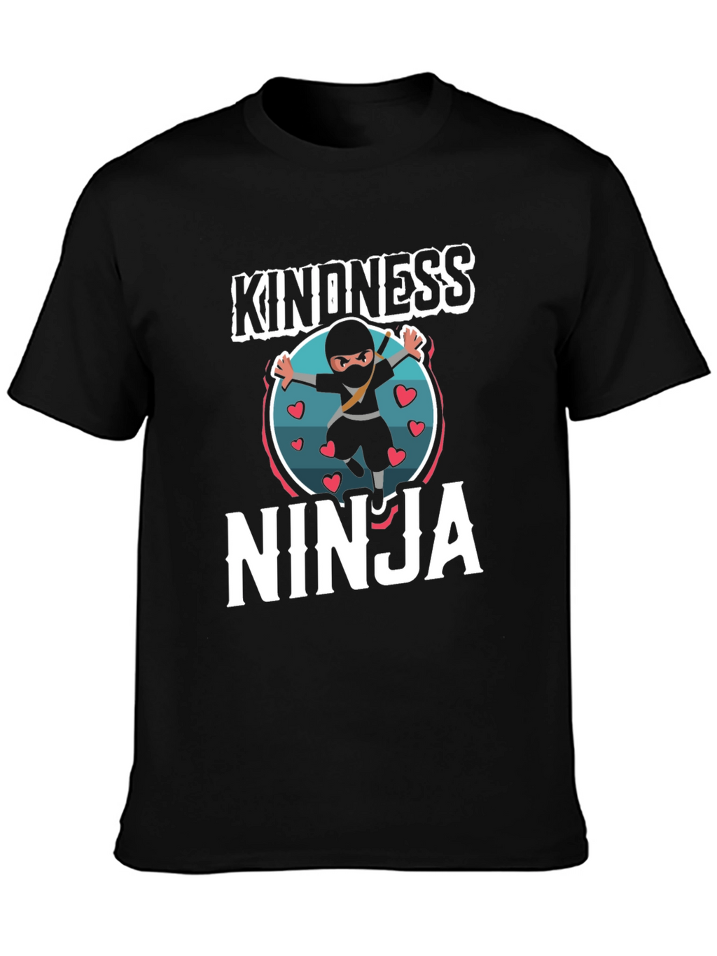 Kindness Ninja T-Shirt -  Comfortable Crew Neck Tee