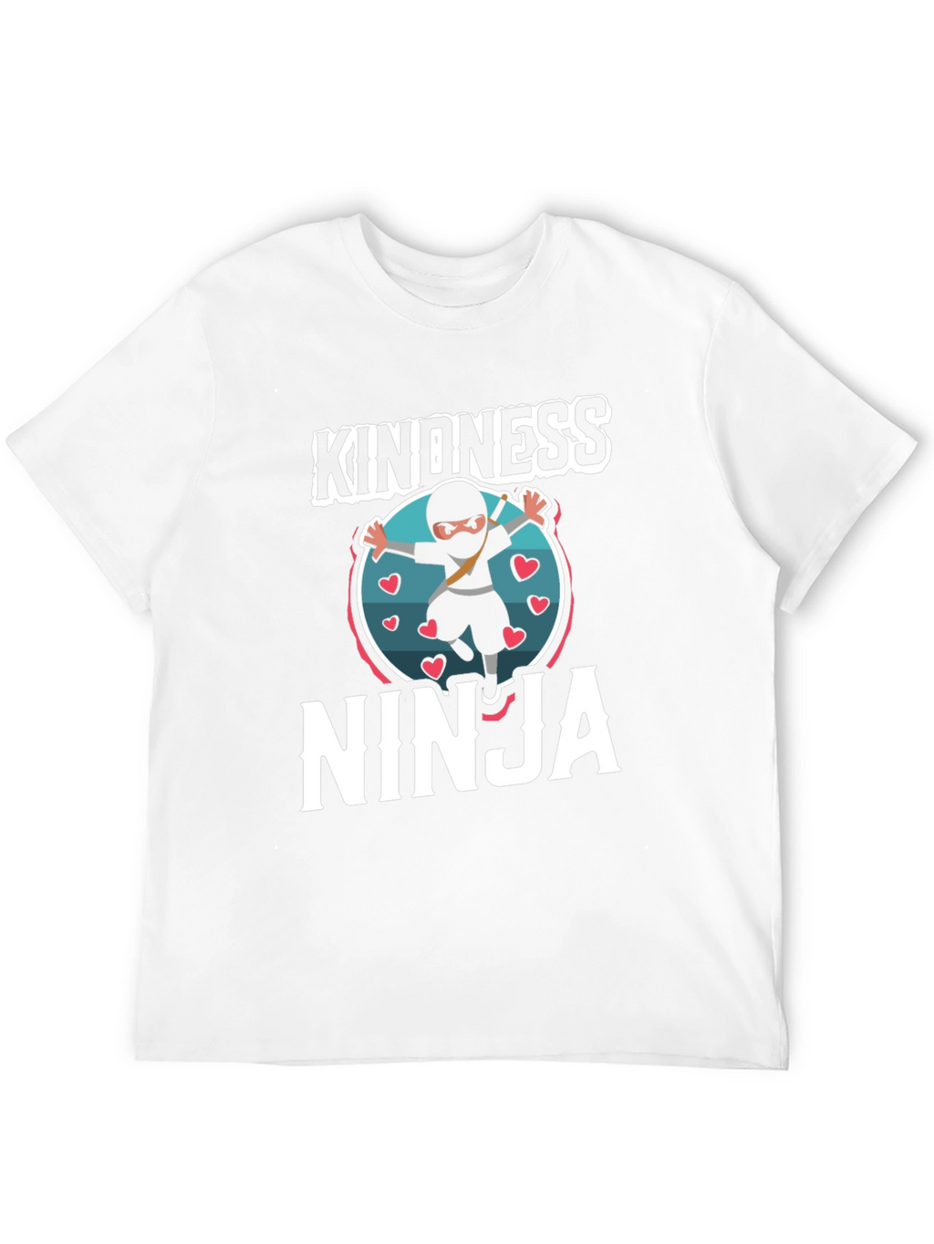 Kindness Ninja T-Shirt -  Comfortable Crew Neck Tee