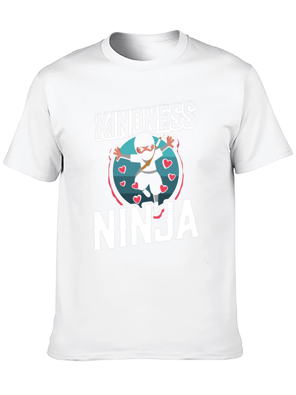 Kindness Ninja T-Shirt -  Comfortable Crew Neck Tee