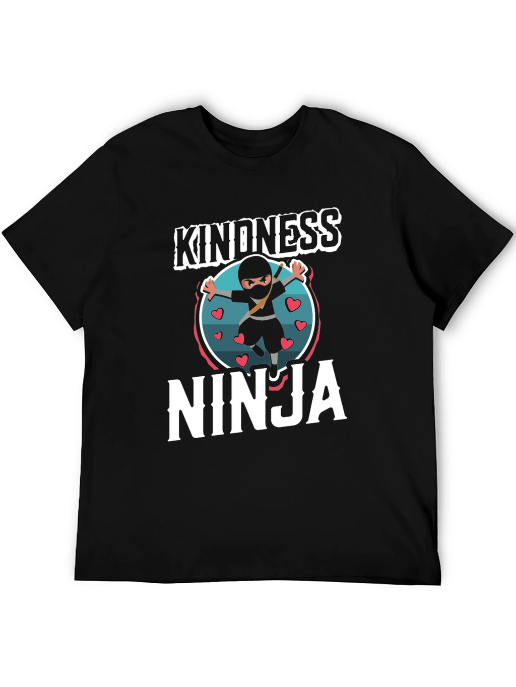 Kindness Ninja T-Shirt -  Comfortable Crew Neck Tee