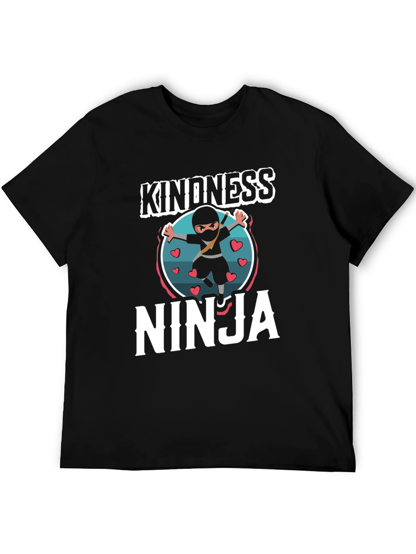 Kindness Ninja T-Shirt -  Comfortable Crew Neck Tee