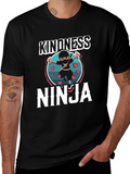 Kindness Ninja T-Shirt -  Comfortable Crew Neck Tee