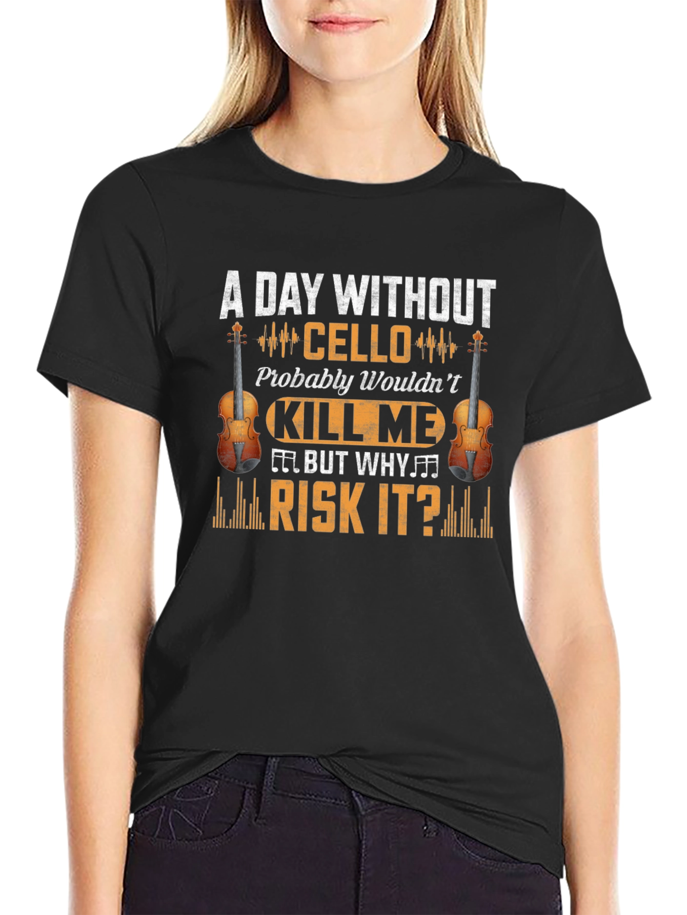 Cello Music Lover Graphic T-Shirt