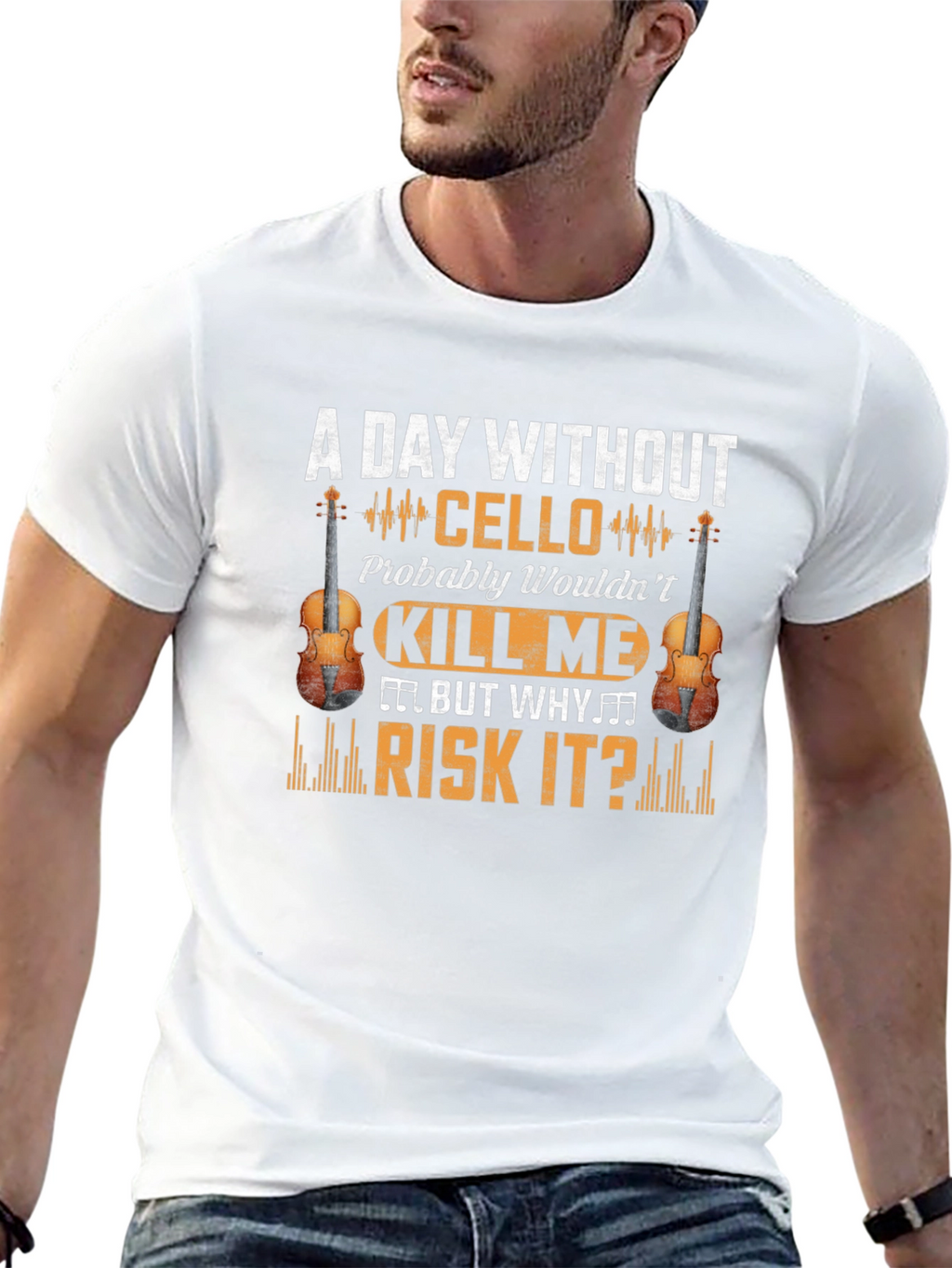 Cello Music Lover Graphic T-Shirt