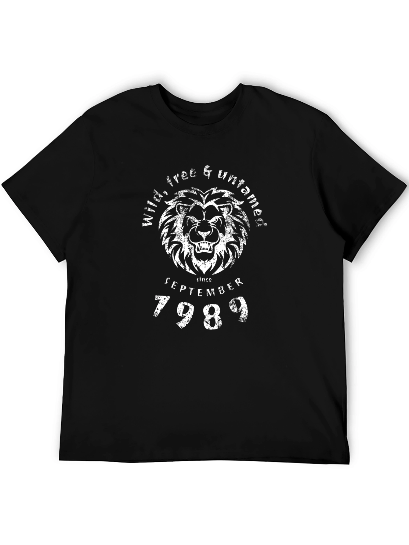 Wild Free Untamed Lion Graphic T-Shirt