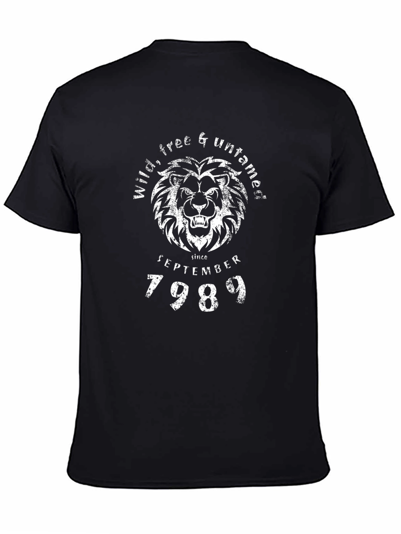 Wild Free Untamed Lion Graphic T-Shirt