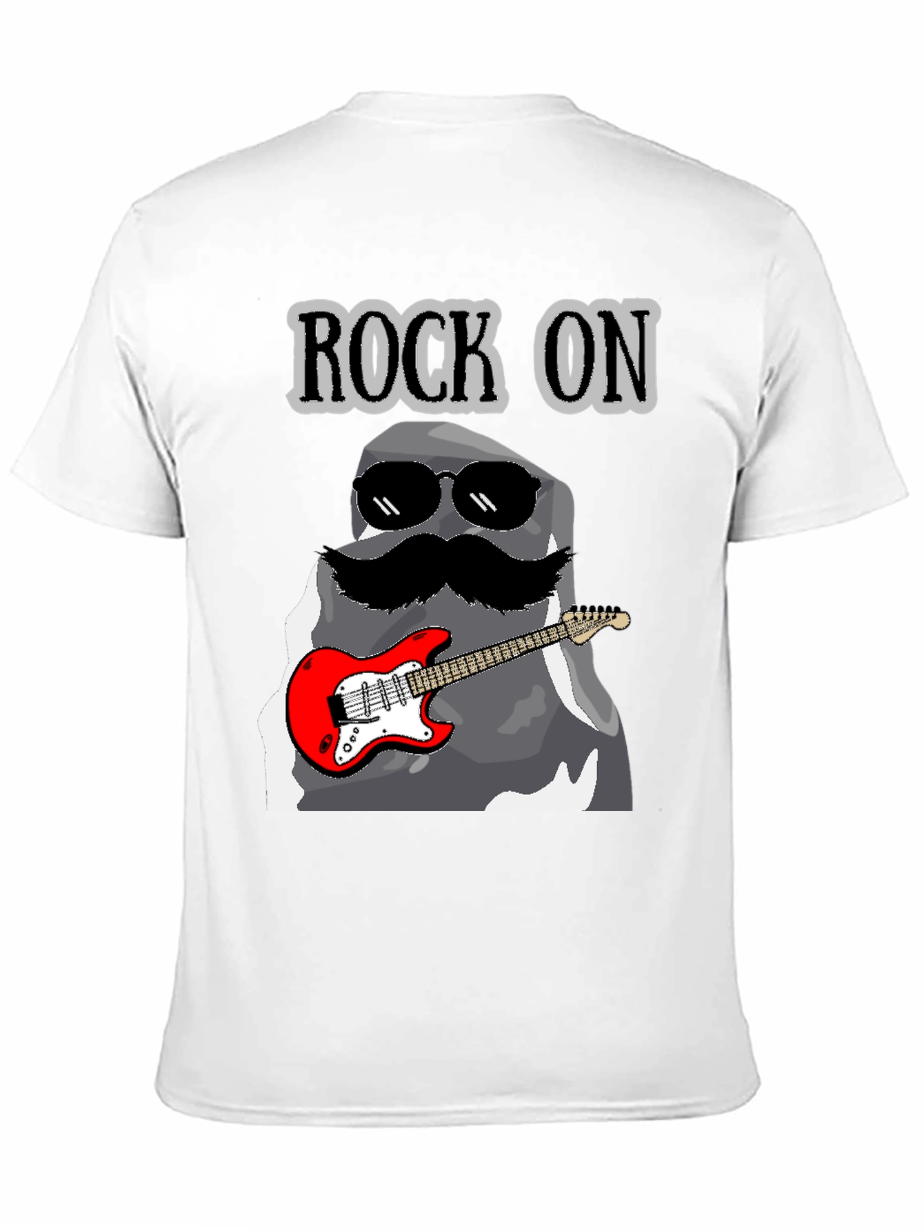 Rock On Stone Guitar T-Shirt