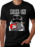 Rock On Stone Guitar T-Shirt