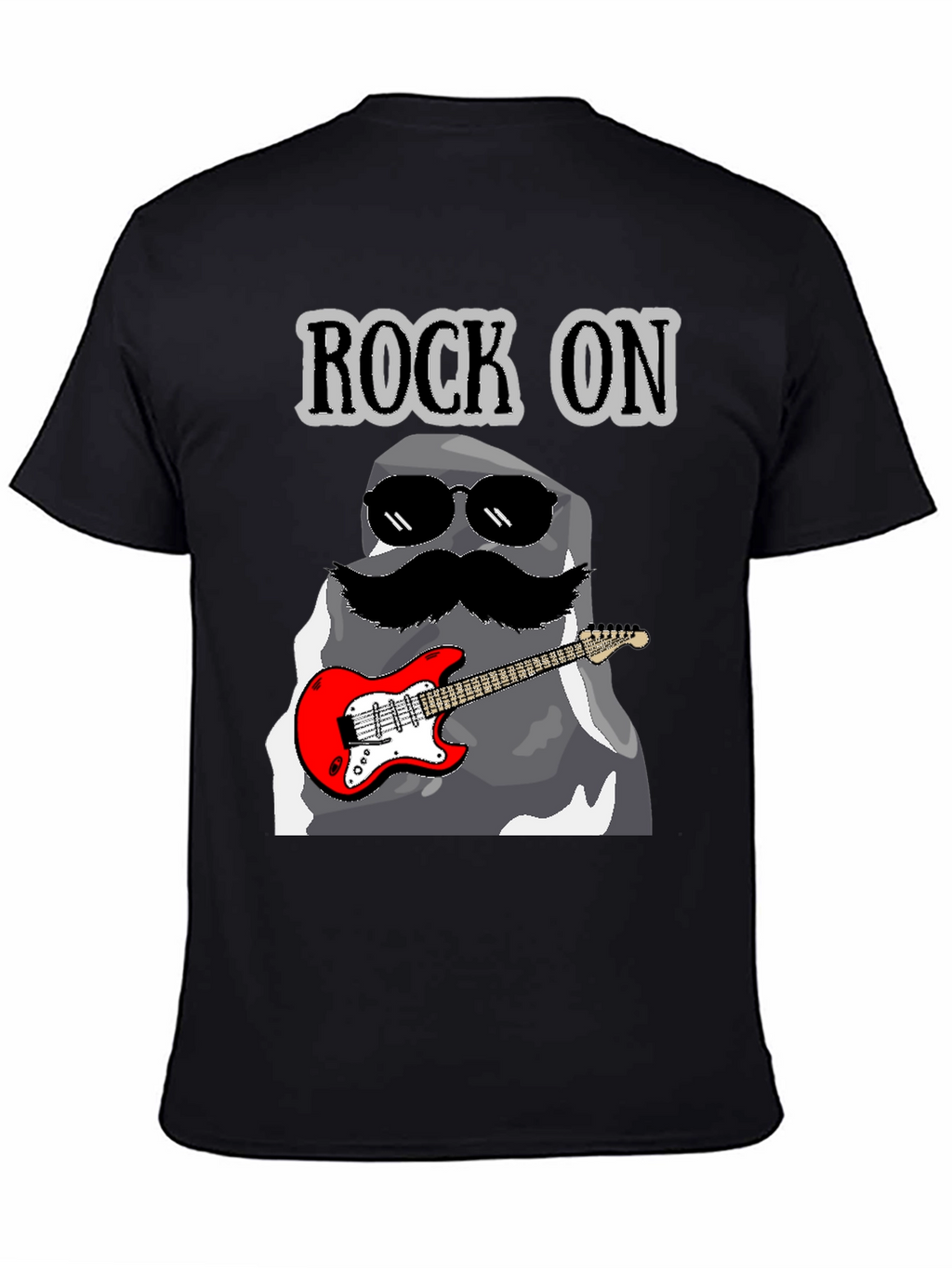 Rock On Stone Guitar T-Shirt