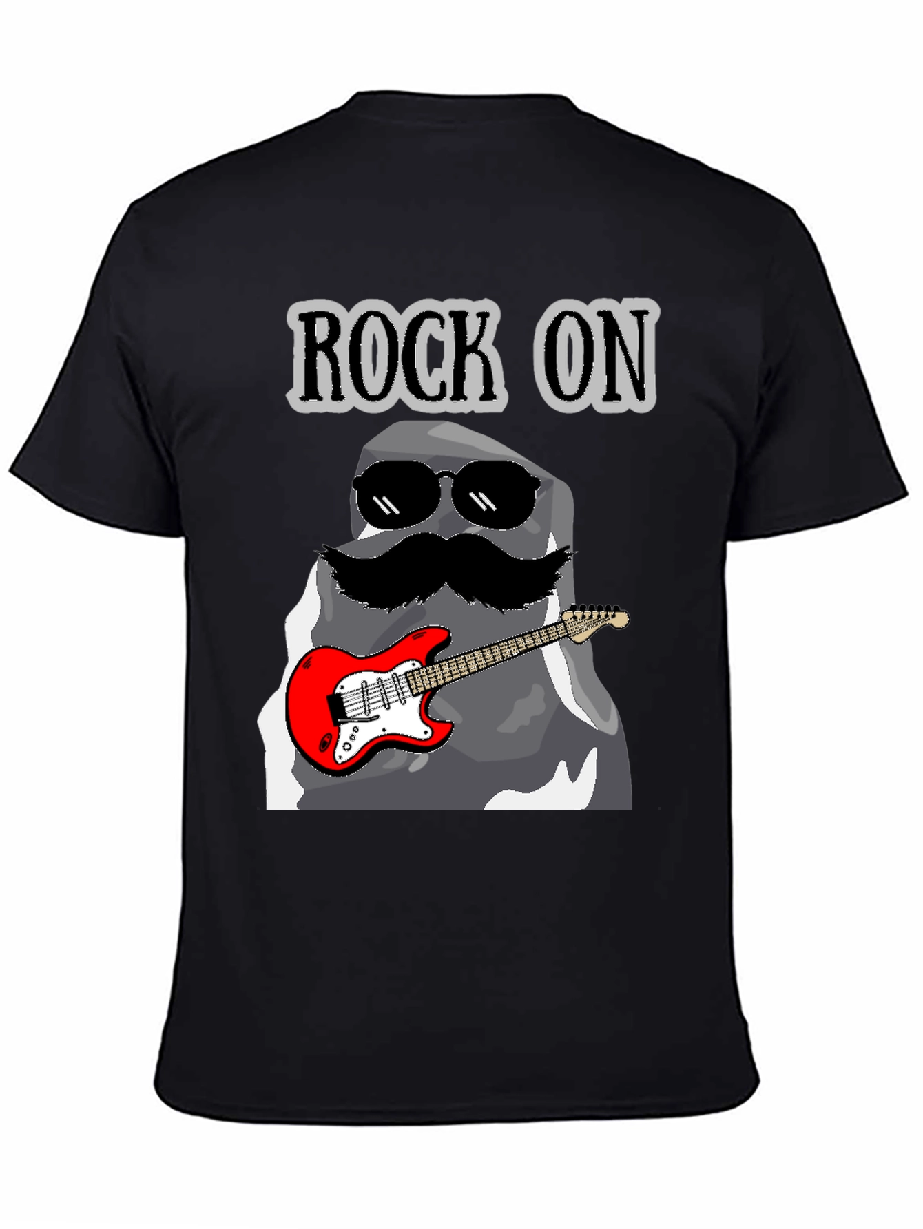 Rock On Stone Guitar T-Shirt