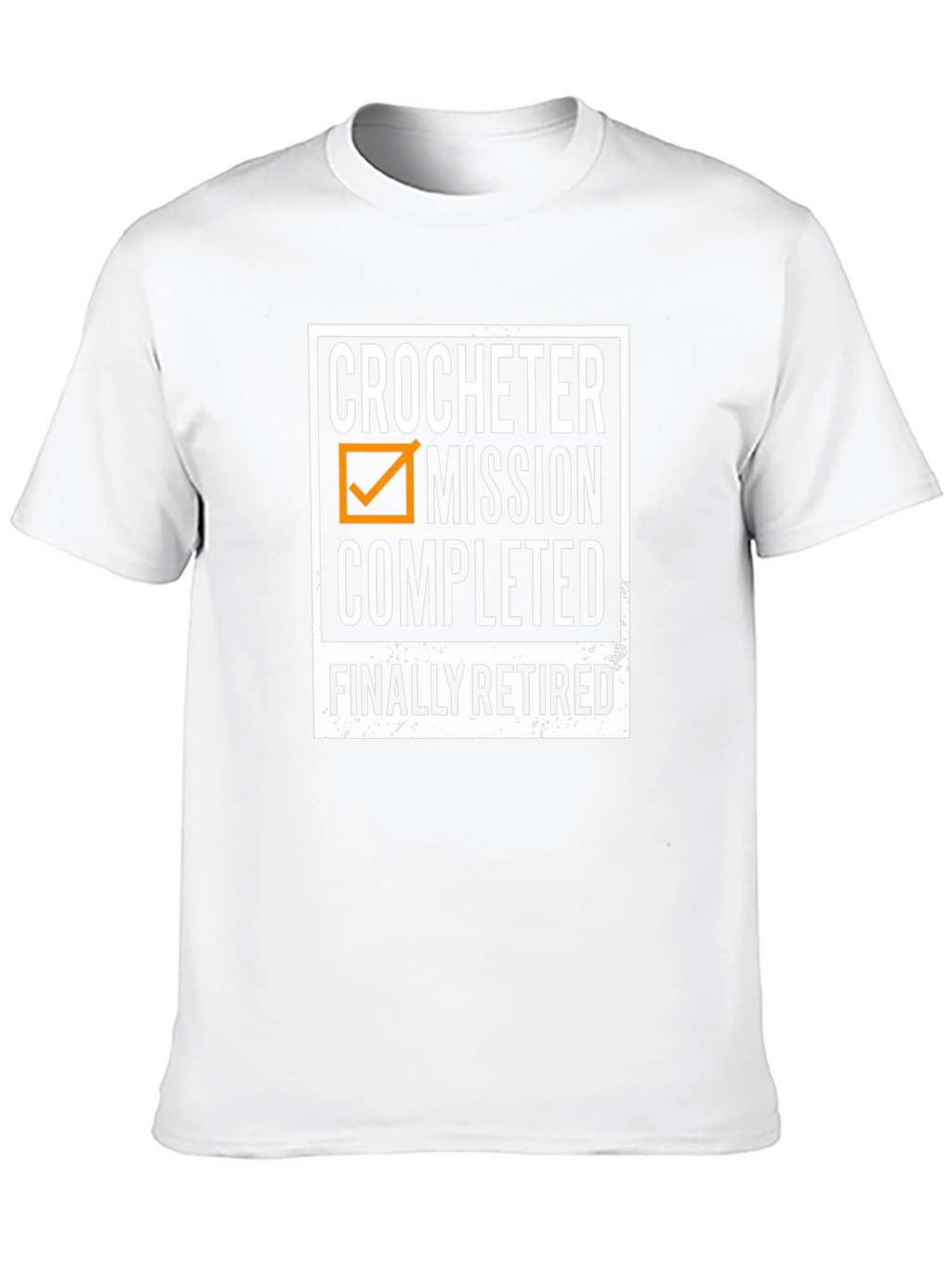 Crocheter Mission Completed Retired T-Shirt