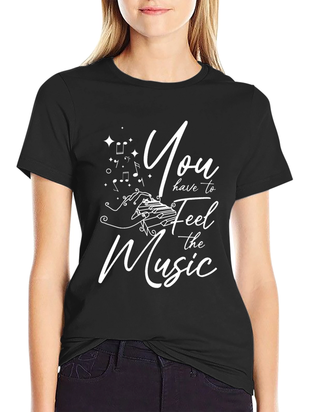 You Have to Feel the Music Graphic Tee