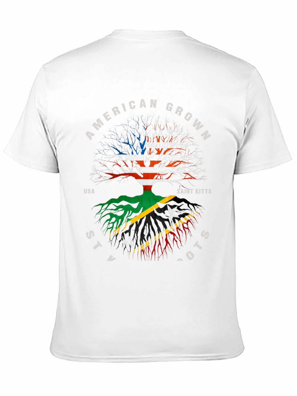 American Grown St Kitts Roots T-Shirt
