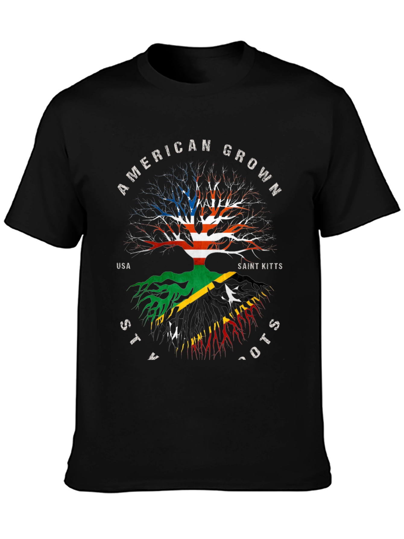 American Grown St Kitts Roots T-Shirt