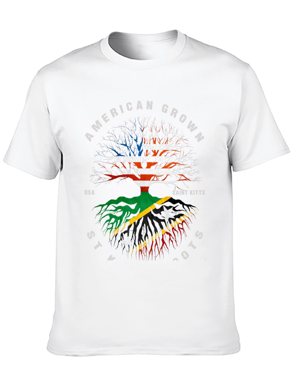 American Grown St Kitts Roots T-Shirt