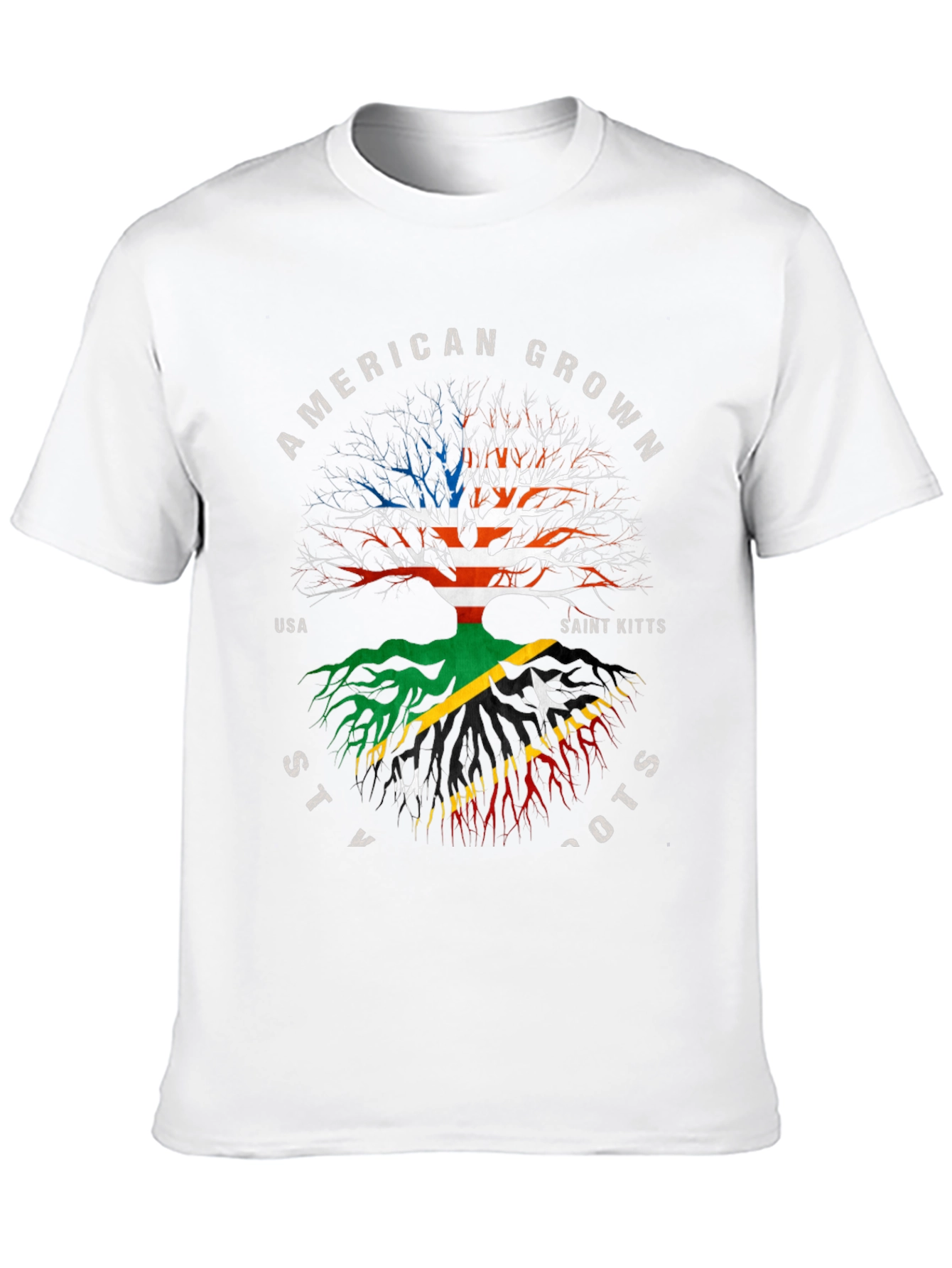 American Grown St Kitts Roots T-Shirt