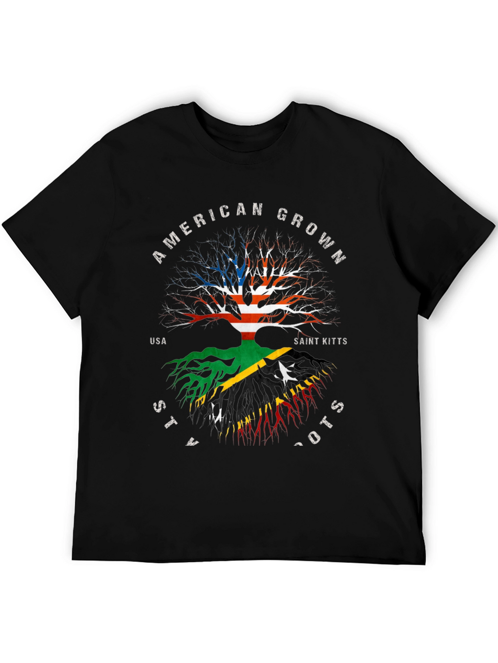 American Grown St Kitts Roots T-Shirt