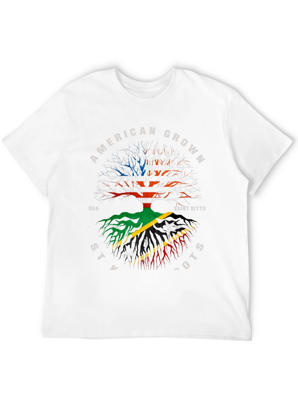 American Grown St Kitts Roots T-Shirt