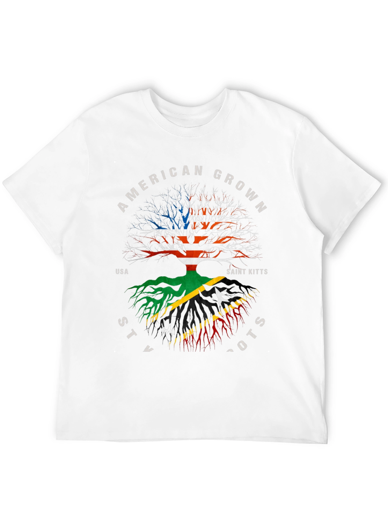 American Grown St Kitts Roots T-Shirt
