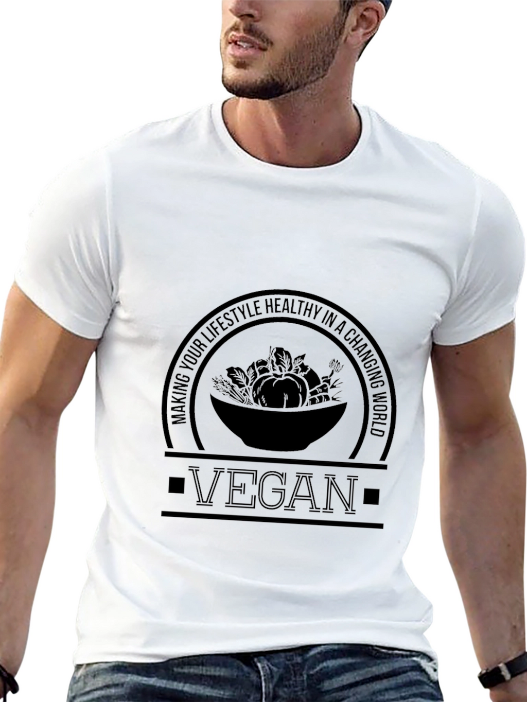 Vegan Lifestyle T-Shirt - Healthy Changing World