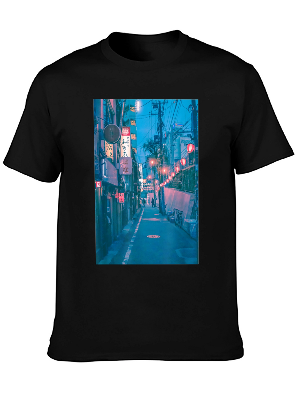 Urban Alley Graphic Tee - Black
