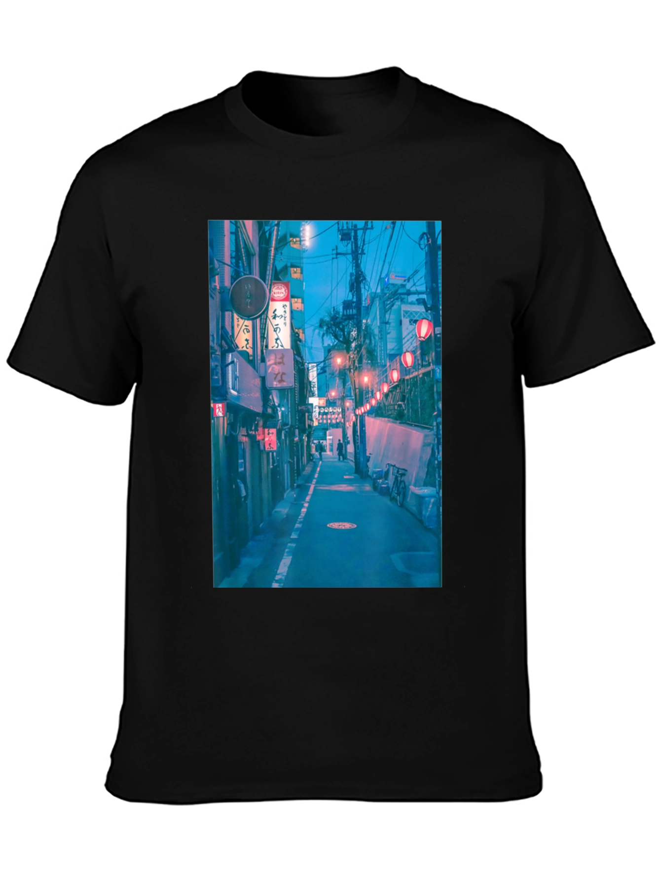 Urban Alley Graphic Tee - Black