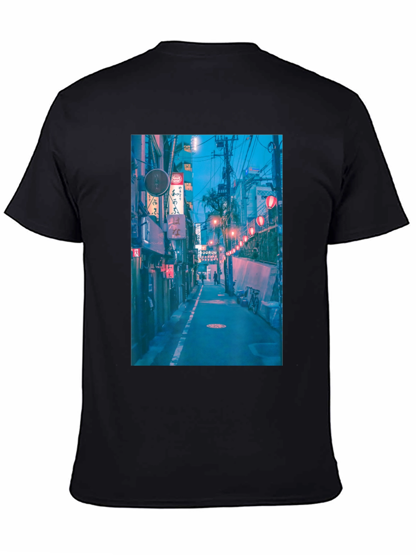 Urban Alley Graphic Tee - Black