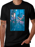 Urban Alley Graphic Tee - Black