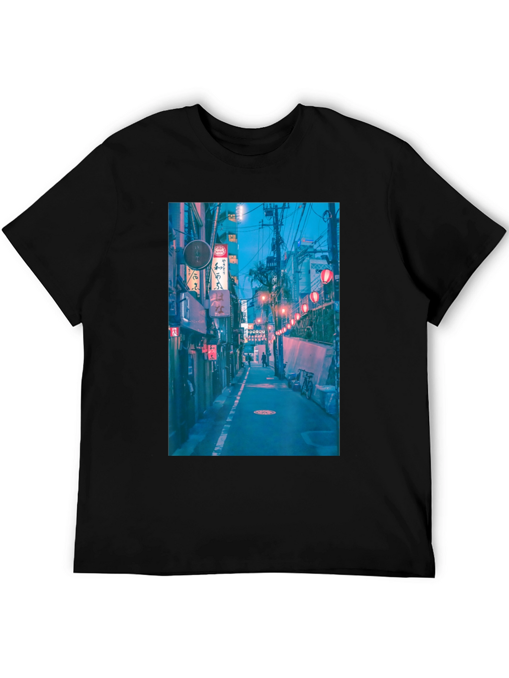 Urban Alley Graphic Tee - Black