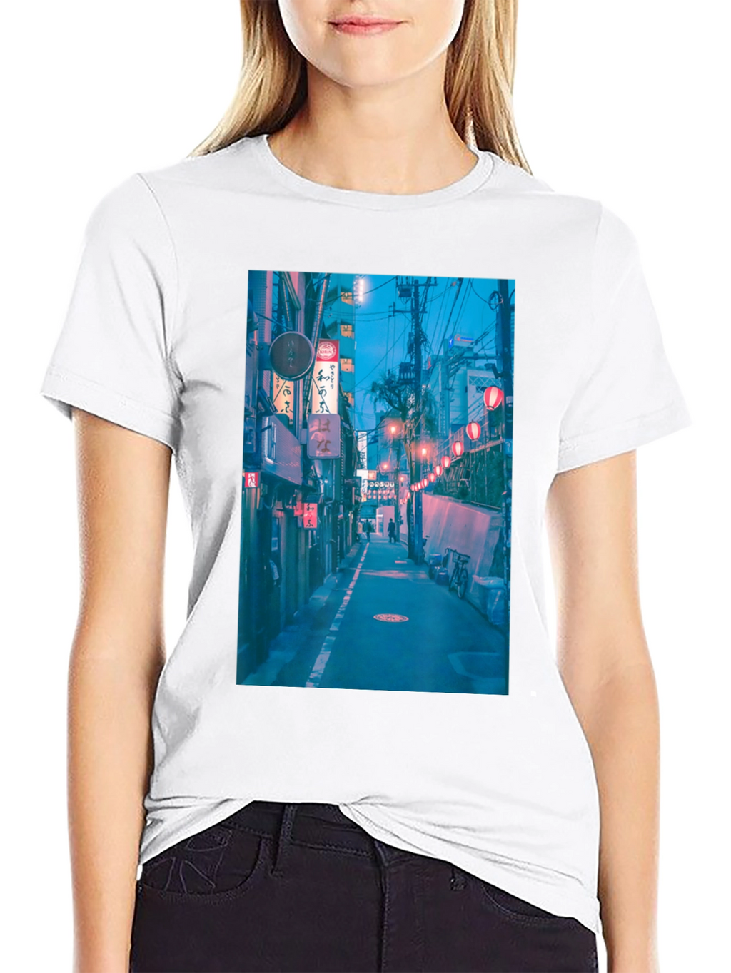 Urban Alley Graphic Tee - Black