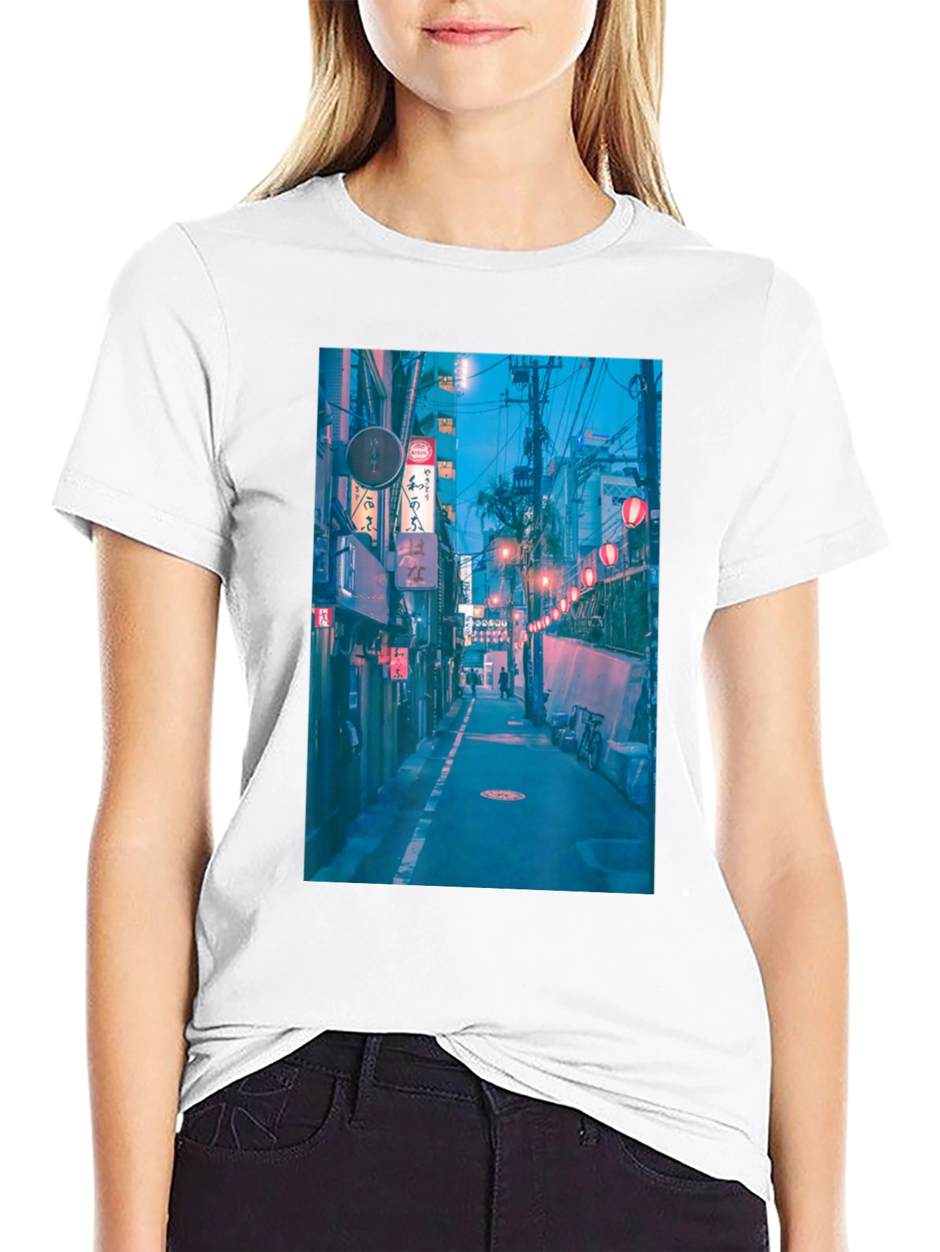 Urban Alley Graphic Tee - Black