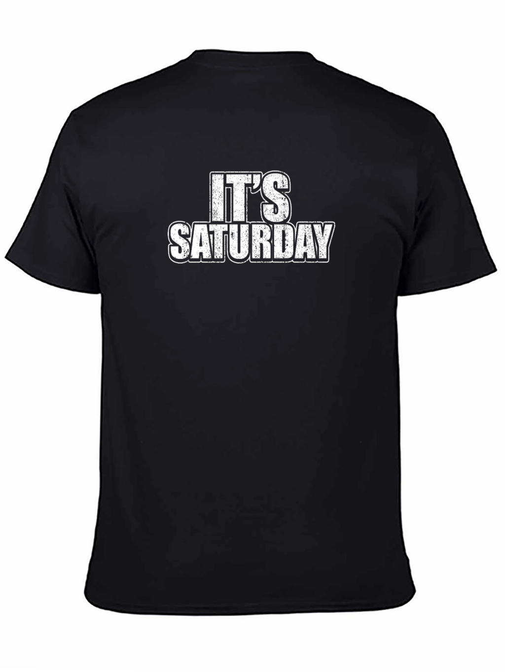 Its Saturday T-Shirt - Black Graphic Tee
