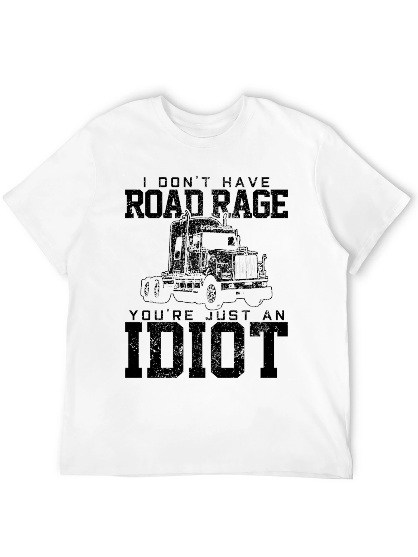 Road Rage Trucker T-Shirt - Funny Graphic Tee