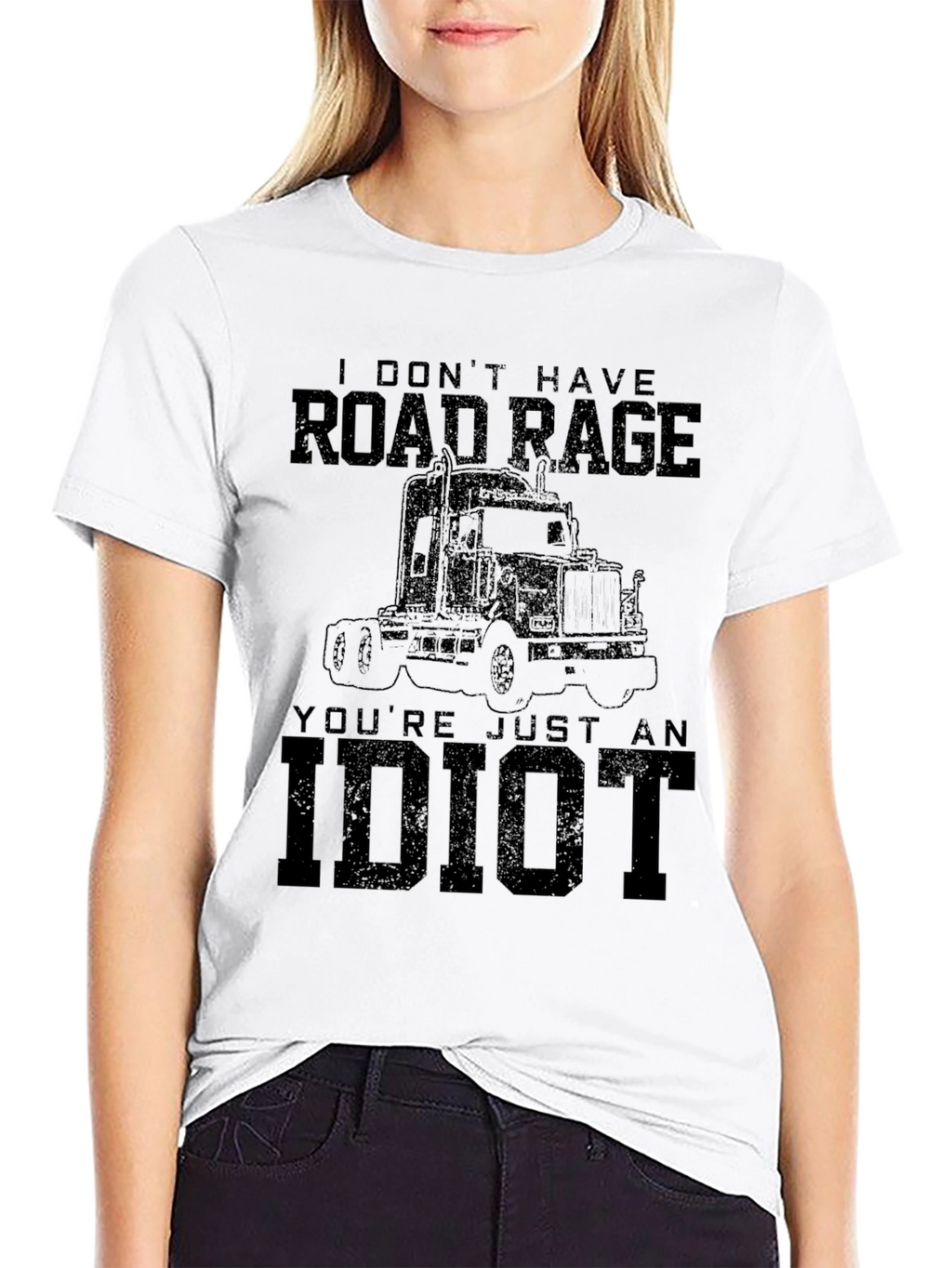 Road Rage Trucker T-Shirt - Funny Graphic Tee