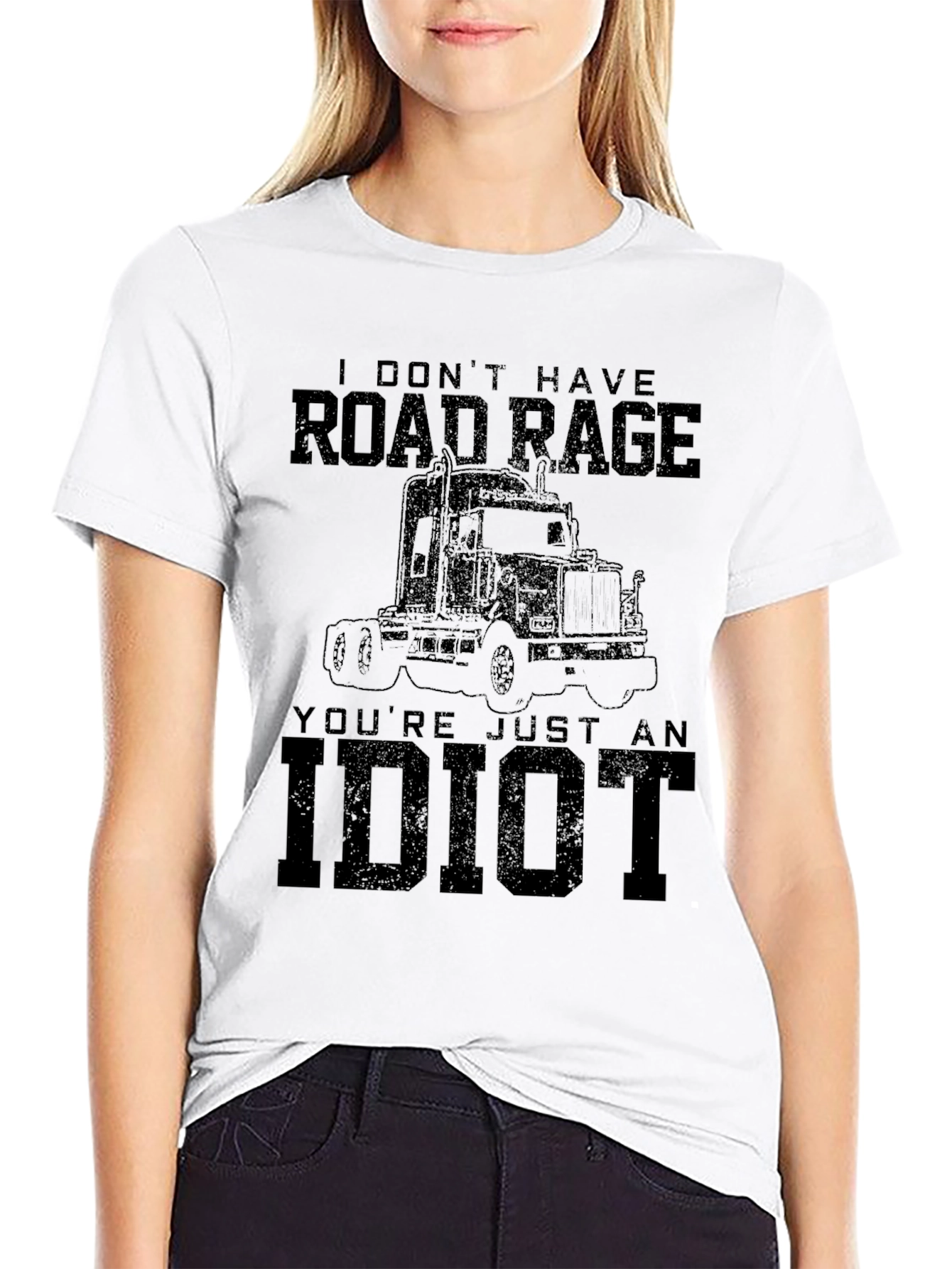 Road Rage Trucker T-Shirt - Funny Graphic Tee