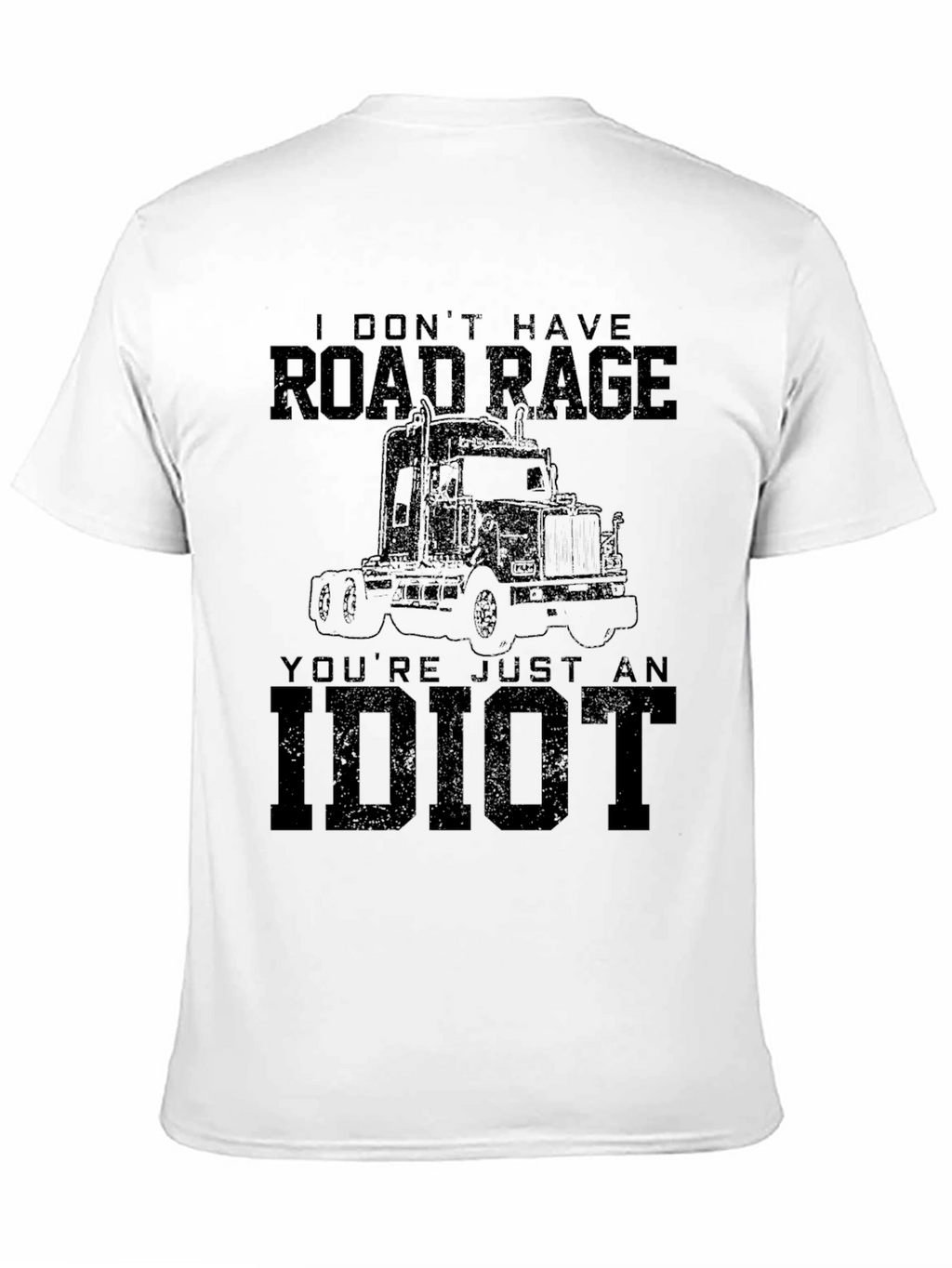 Road Rage Trucker T-Shirt - Funny Graphic Tee