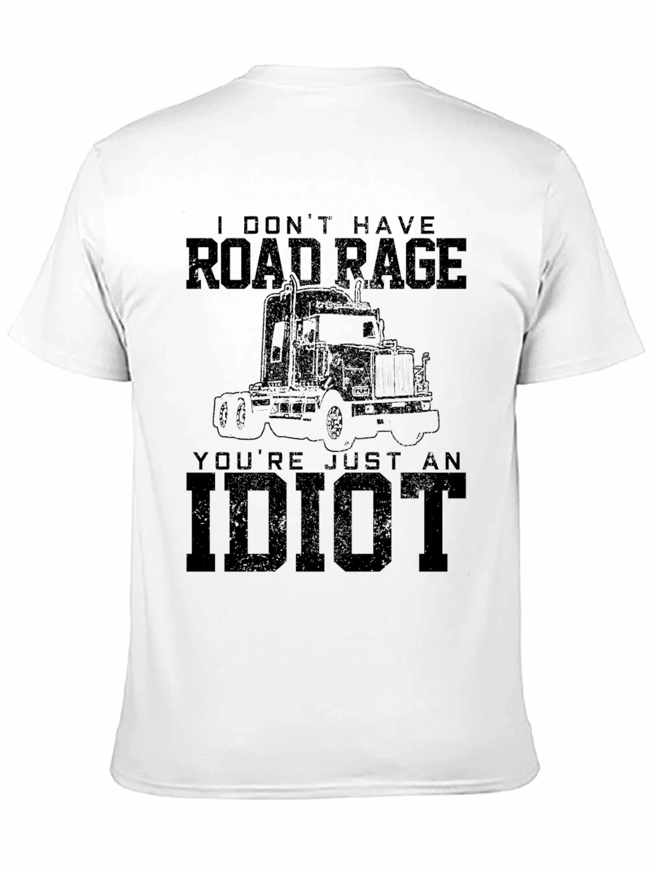 Road Rage Trucker T-Shirt - Funny Graphic Tee