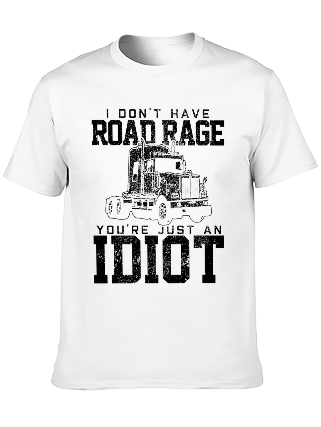 Road Rage Trucker T-Shirt - Funny Graphic Tee
