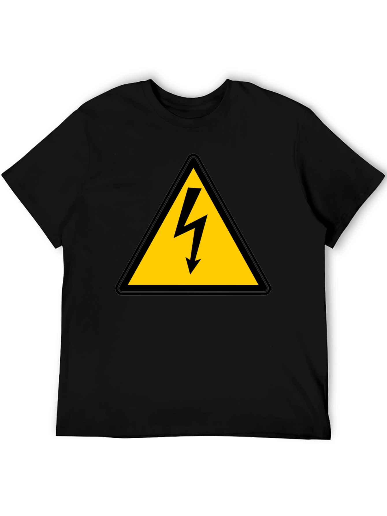 High Voltage Hazard T-Shirt - Caution Electric Shock Sign