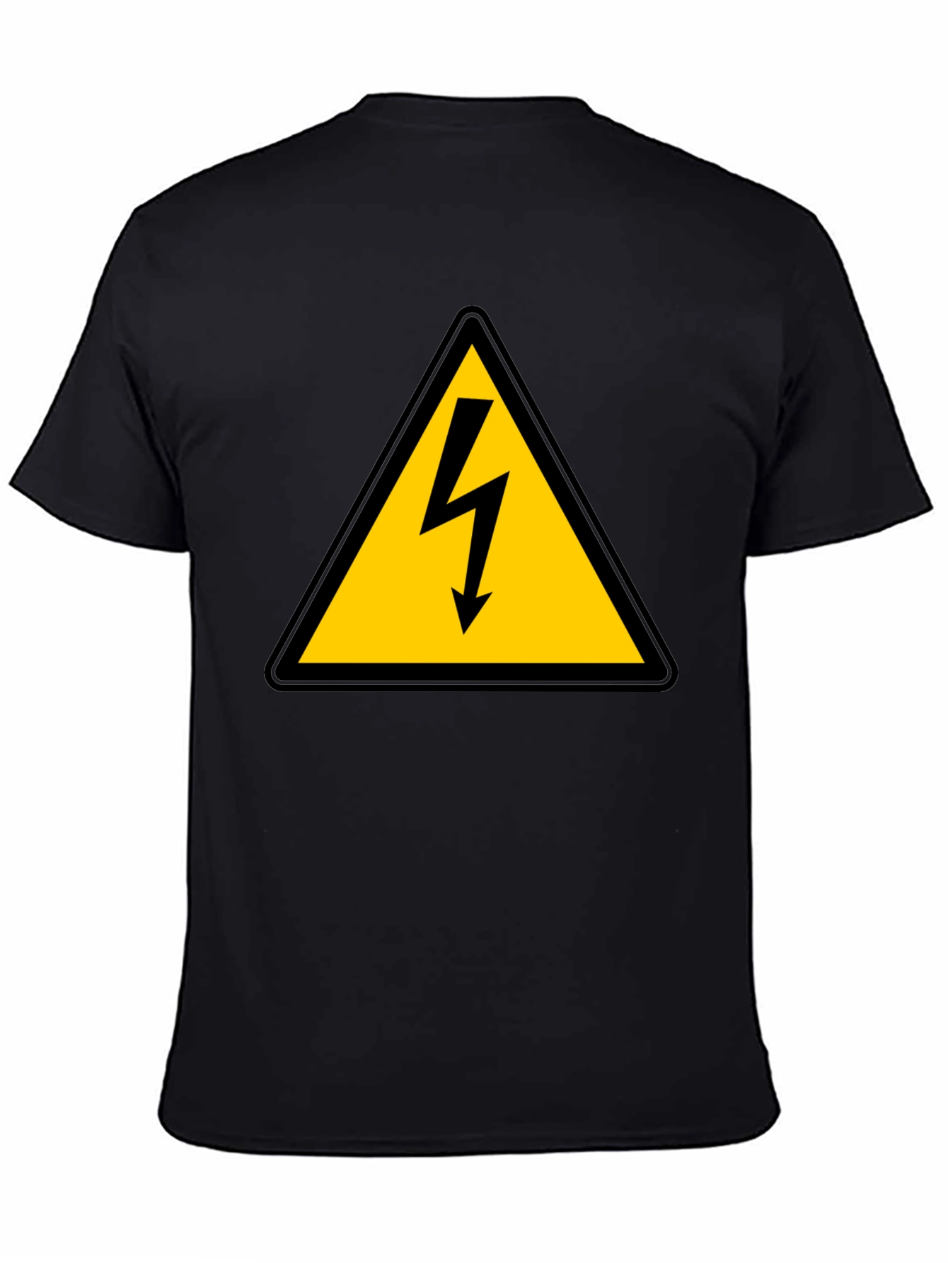 High Voltage Hazard T-Shirt - Caution Electric Shock Sign