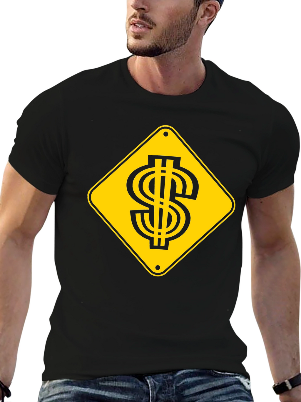 Dollar Sign Warning T-Shirt