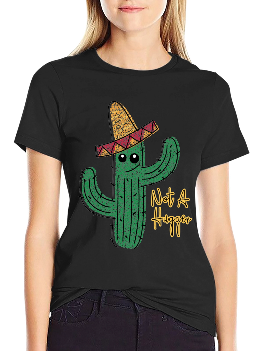 Not A Hugger Cactus T-Shirt