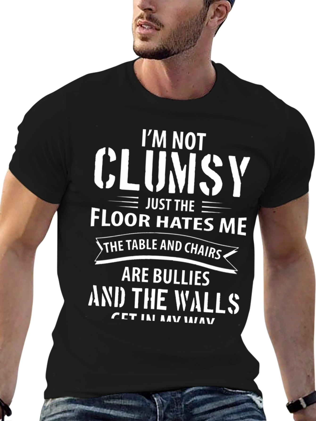Funny Im Not Clumsy Graphic Tee