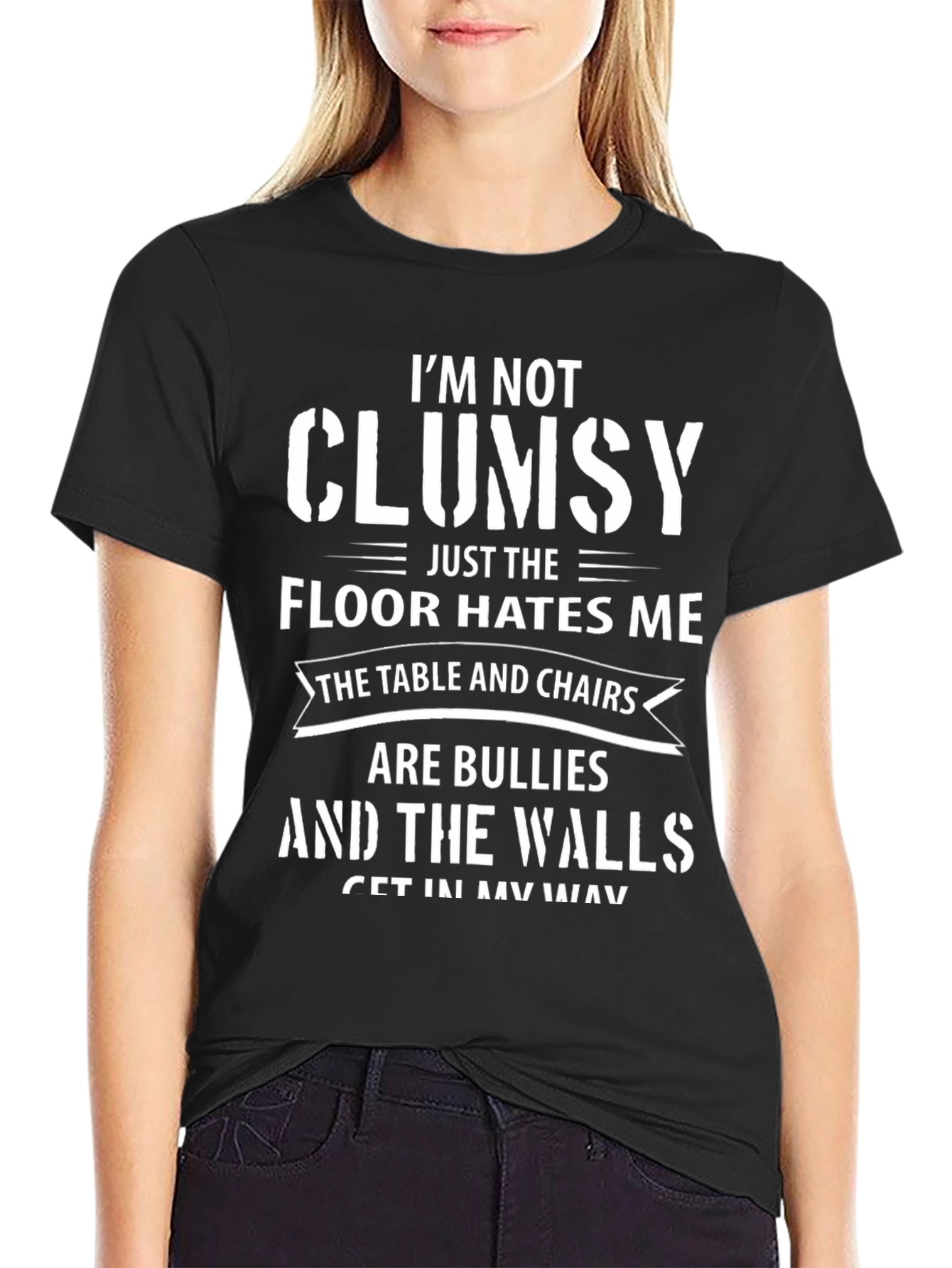 Funny Im Not Clumsy Graphic Tee