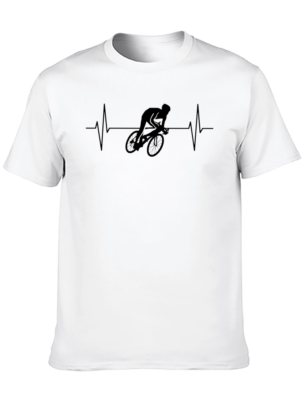 Cyclist Heartbeat Graphic T-Shirt