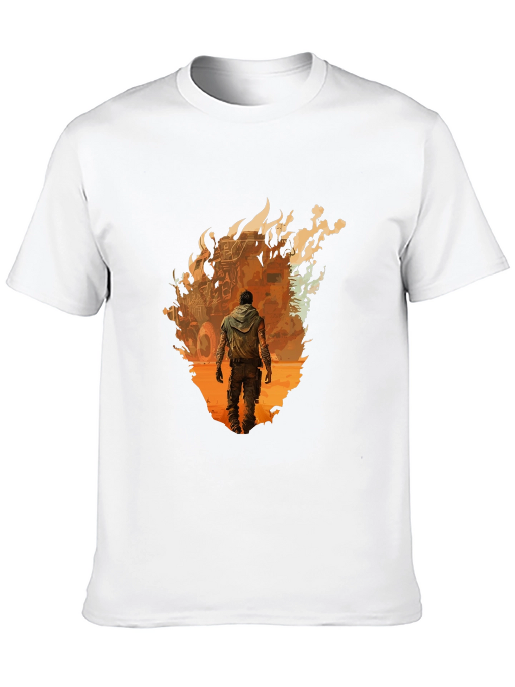 Apocalyptic Survivor Graphic Tee - Black