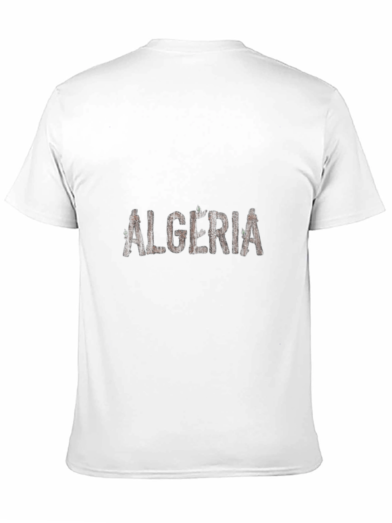 Algeria Graphic Print Black T-Shirt