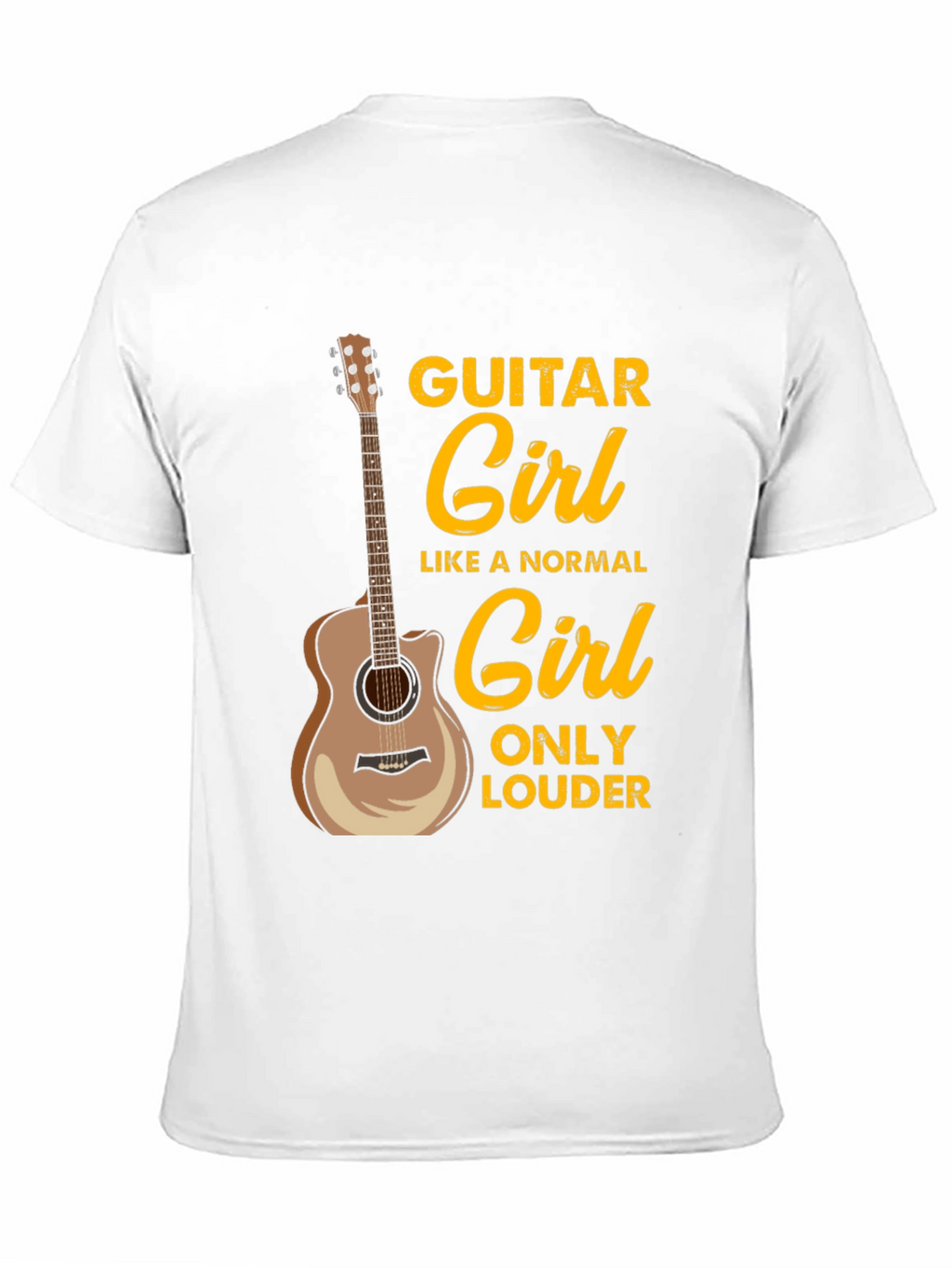 Guitar Girl T-Shirt - Musician Tee